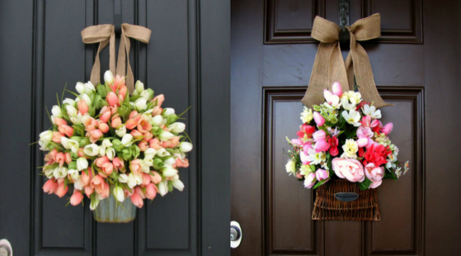 Creative Front Door Decor Ideas Except Wreath